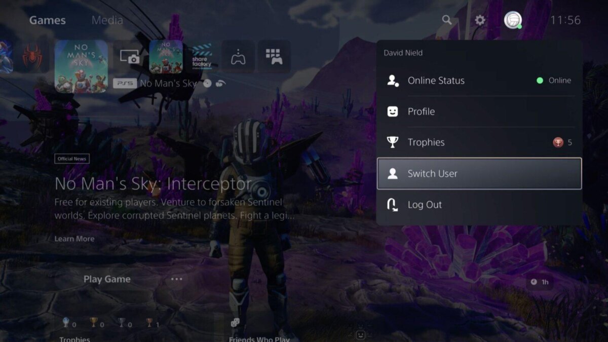 PlayStation 5, Xbox Series X/S: как добавить несколько пользователей 9 Sony PlayStation 5