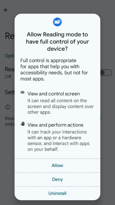 Google: как использовать приложение «Режим чтения» для Android 17 2023 07 31 18 38 05