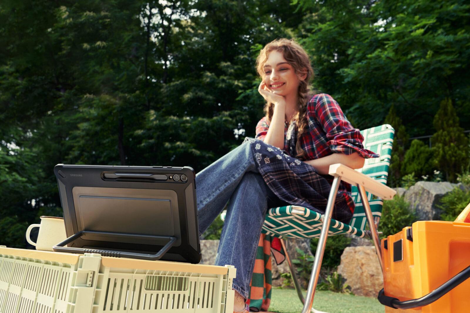 Samsung показал новые планшеты Galaxy Tab S9 на Unpacked 2023 7 4. outdoor scaled