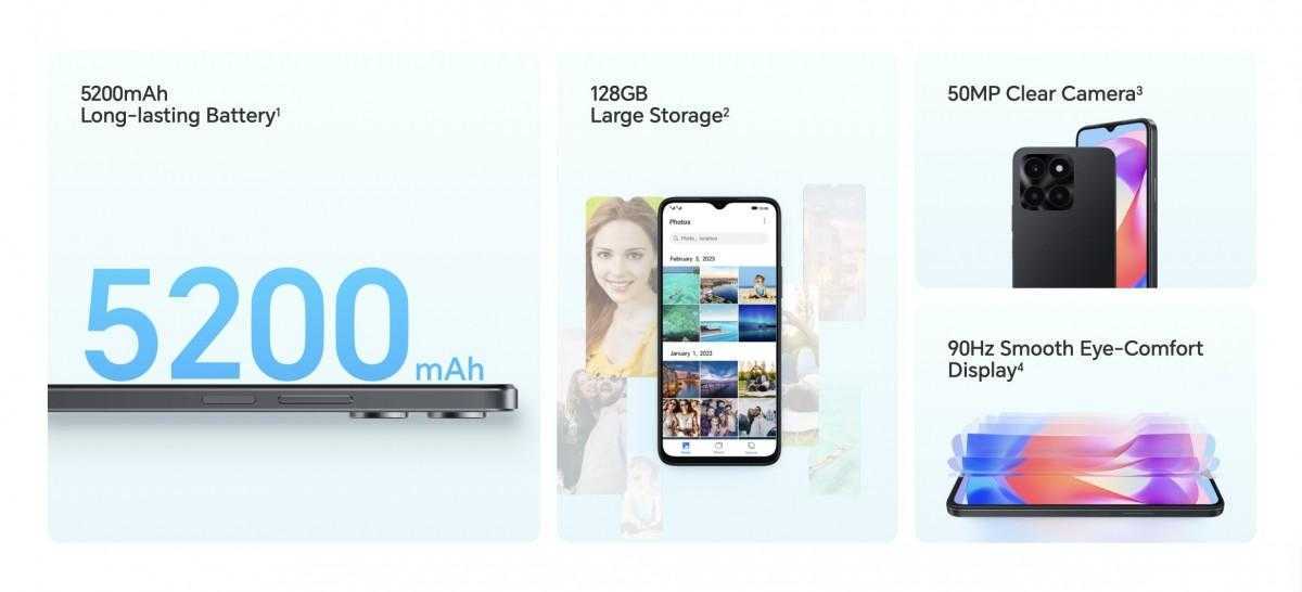 Honor представил X6a с дисплеем с частотой обновления 90 Гц 6 Honor X6a