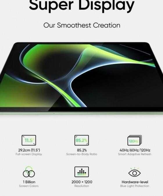 Realme Pad 2 поступит в продажу 19 июля 9 Realme
