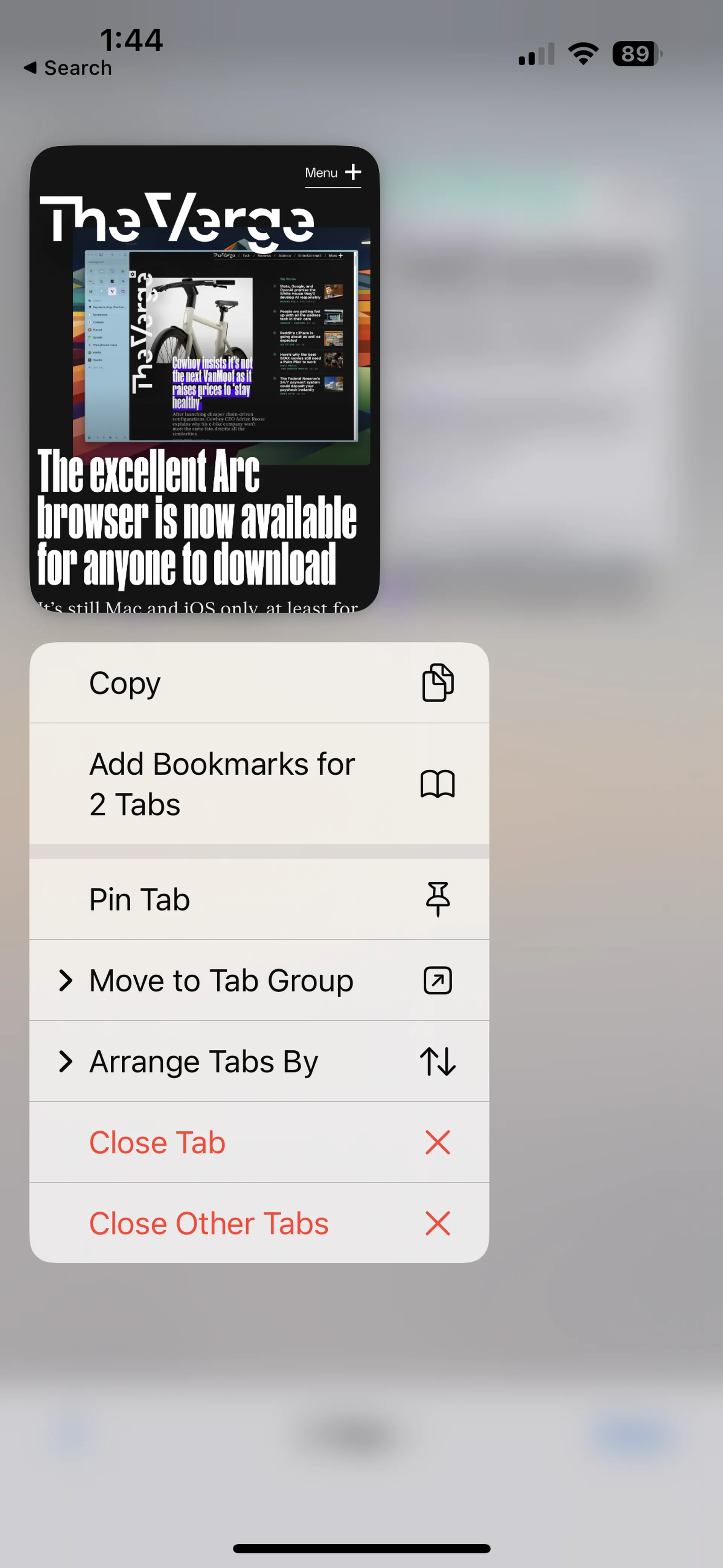 Safari: как использовать группы вкладок 8 Safari