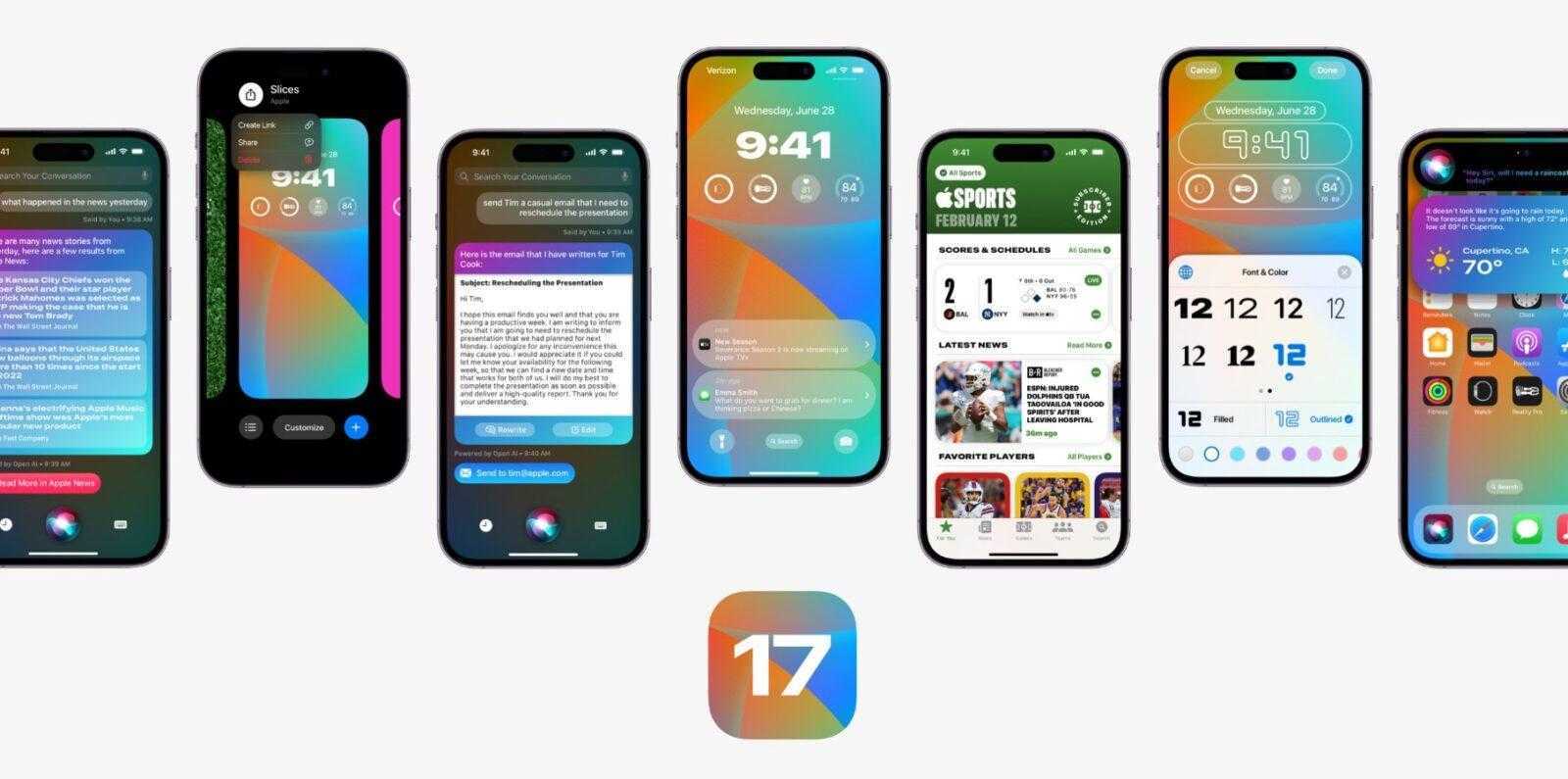 iOS 17: как установить бета-версии для разработчиков и публичной версии 9 iOS 17