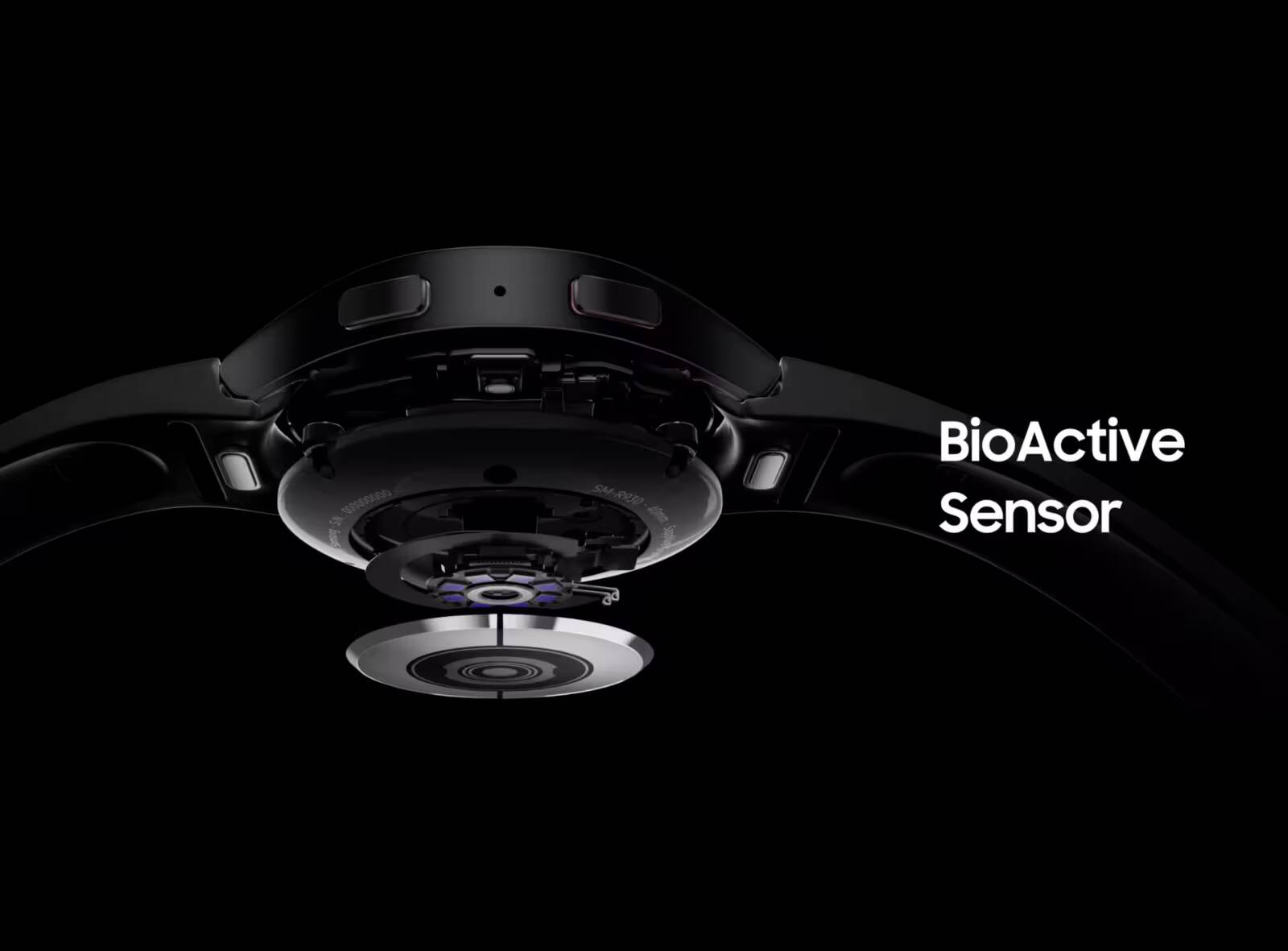 Часы Galaxy Watch6 и их биометрический датчик снизу
