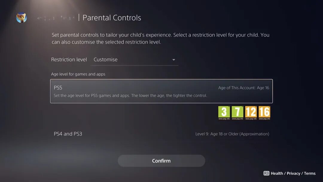 PlayStation 5: как настроить родительский контроль 9 04 ps5