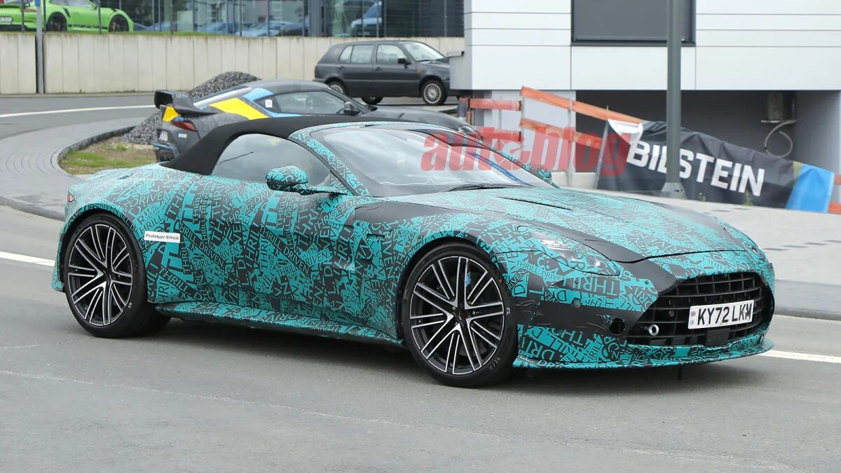 Шпионские фотографии Aston Martin Vantage Volante демонстрируют новый дизайн 12 aston martin vantage volante 005 copy