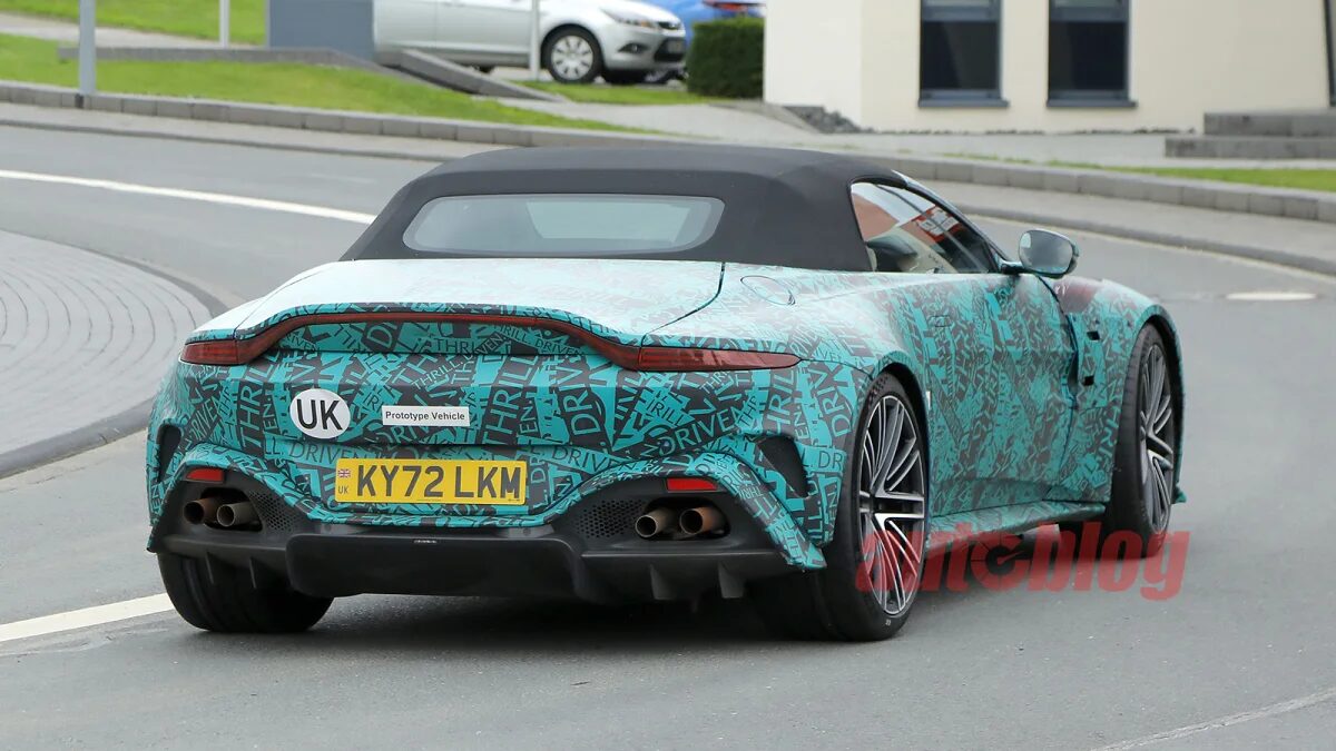 Шпионские фотографии Aston Martin Vantage Volante демонстрируют новый дизайн 9 aston martin vantage volante 012 copy