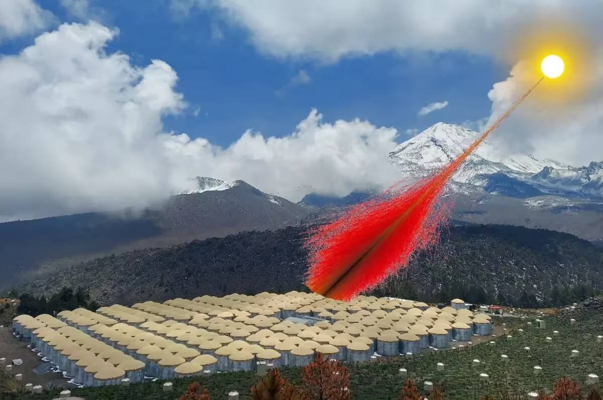 научный дизайн фотонной пушки с яркой солнечной точкой