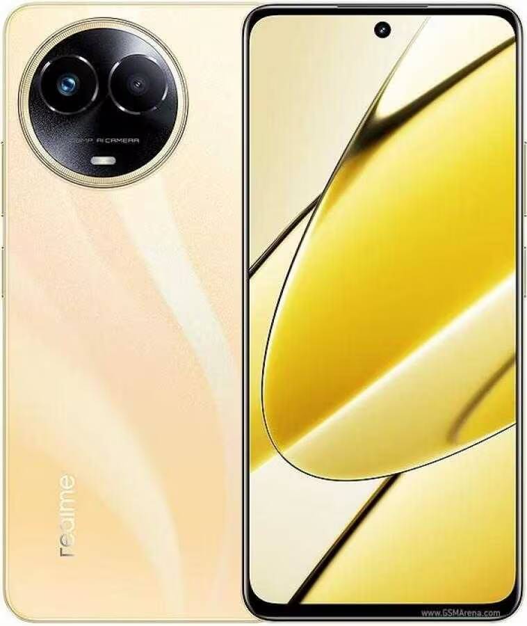 Realme 11X 5G: утечка дизайна 2 Смартфон Realme 11X 5G с круглыми модулем камер и дисплеем с тонкими рамками