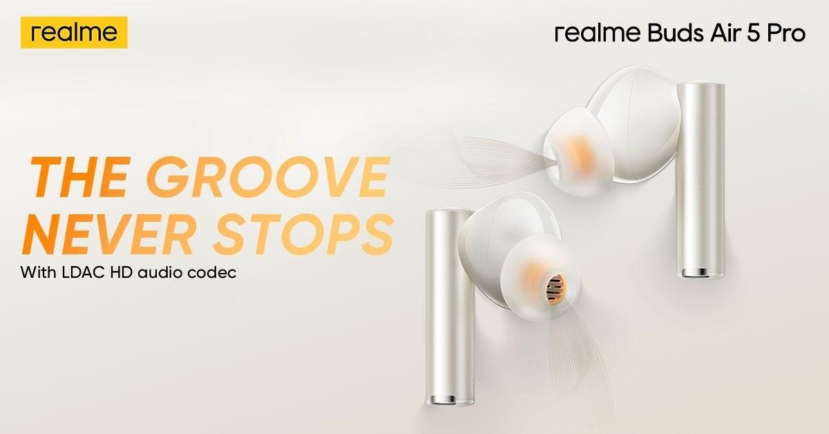 Realme выпустит Buds Air 5 23 августа 5 Realme