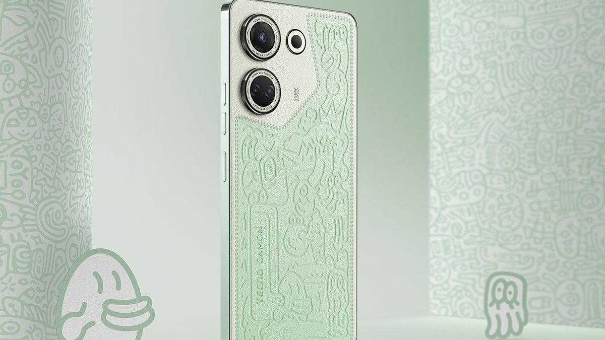 Tecno Camon 20 получил забавную версию Avocado Art Edition