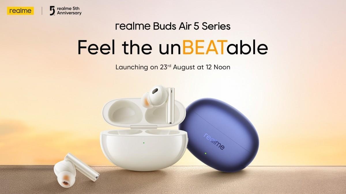 Realme выпустит Buds Air 5 23 августа 4 Realme