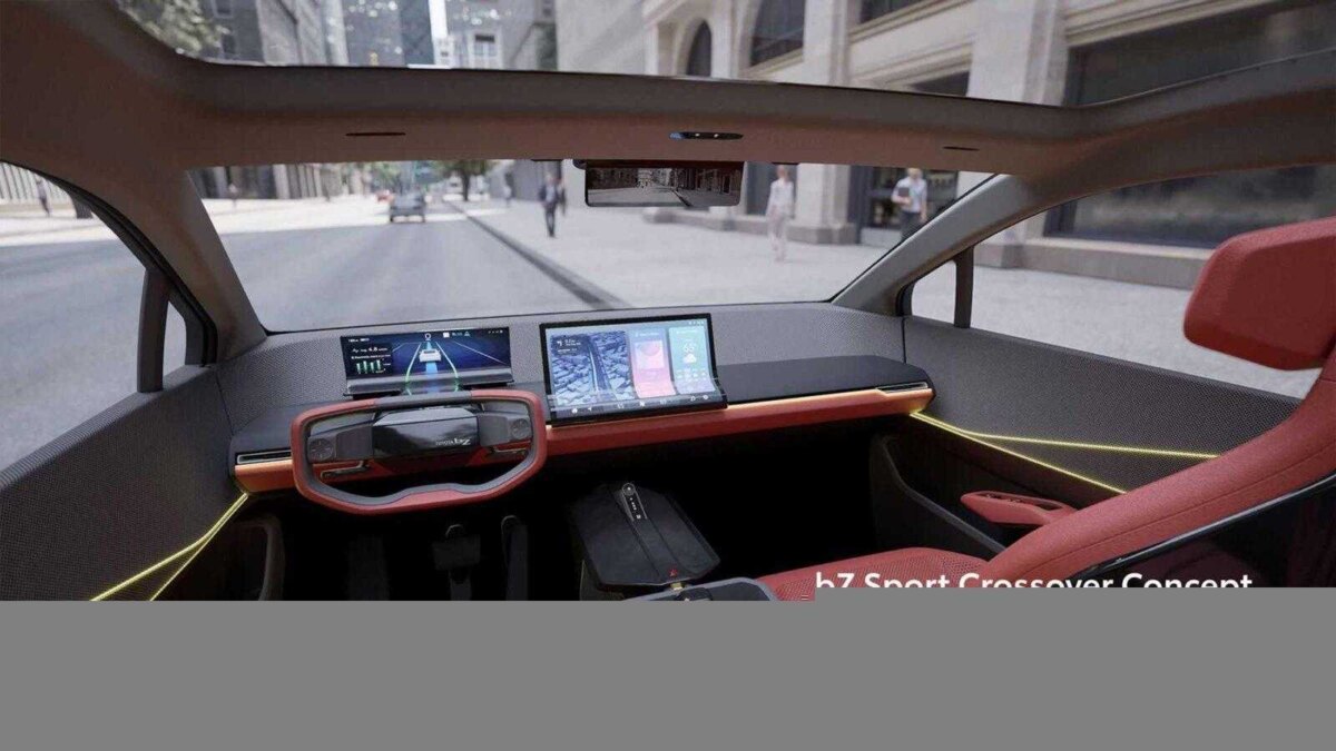 toyota bz sport crossover concept das interieur