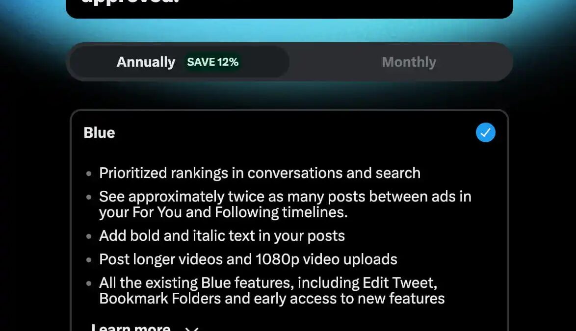 X Pro (ранее TweetDeck) требует платную подписку X Blue 5 x pro tweetdeck blue.jpg