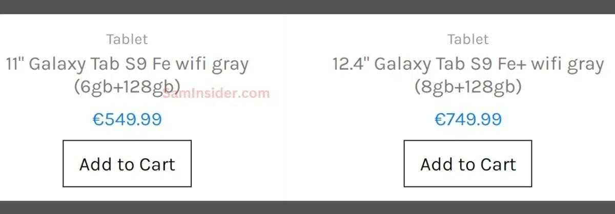Утечка: Samsung Galaxy Tab S9 FE будет стоить 550 евро 3 gsmarena 001 64