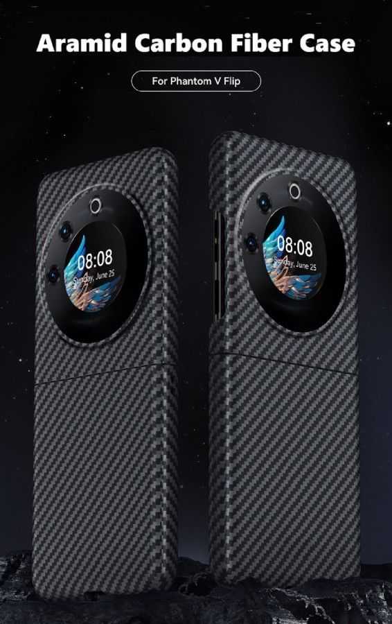 Tecno Phantom V Flip: дизайн раскрыт производителем чехлов 8 Tecno
