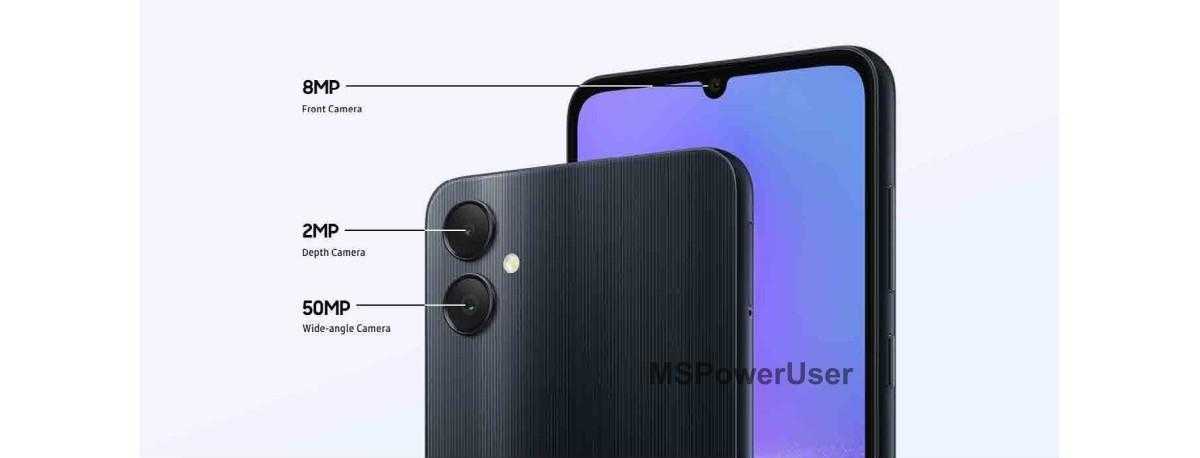 Samsung Galaxy A05: утечка промо-изображений 5 Samsung