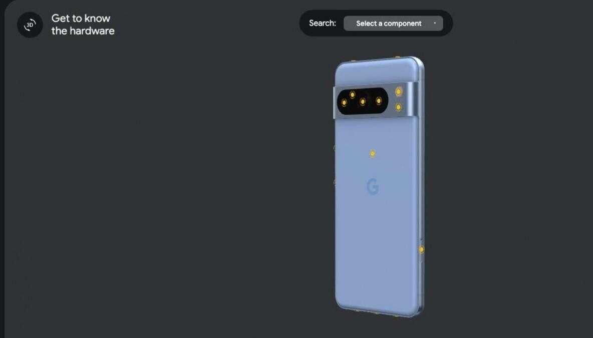 Симулятор телефона Google демонстрирует Pixel 8 Pro 6 Google