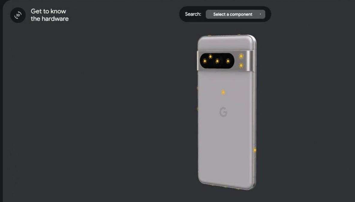 Симулятор телефона Google демонстрирует Pixel 8 Pro 8 Google