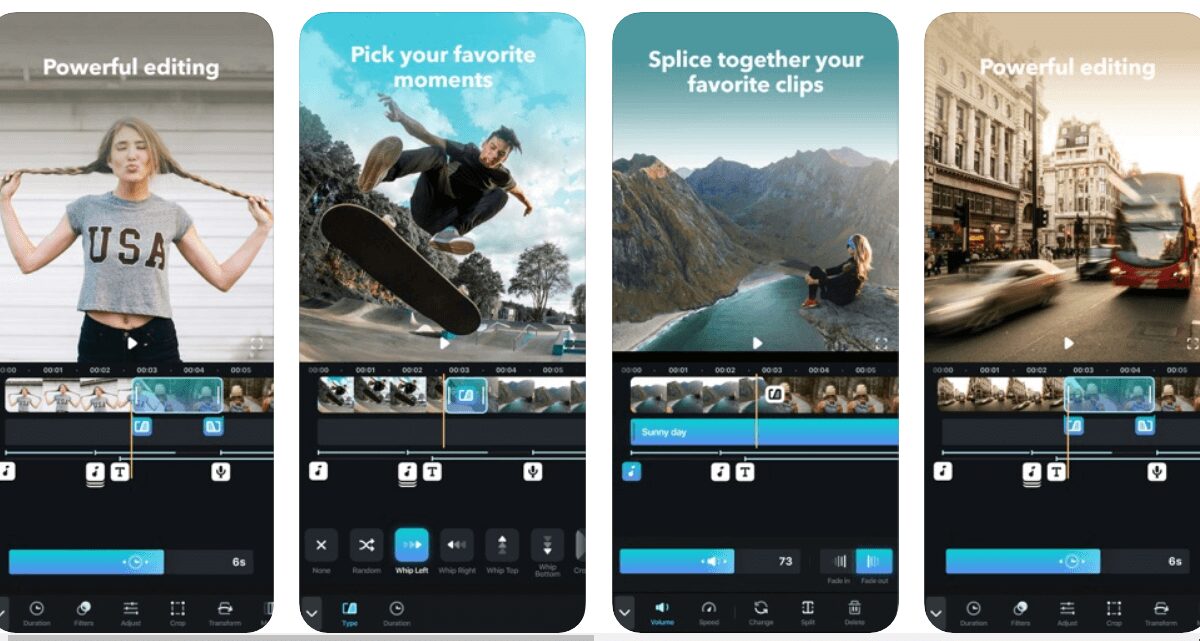 Как объединить видео на iPhone 9 splice app
