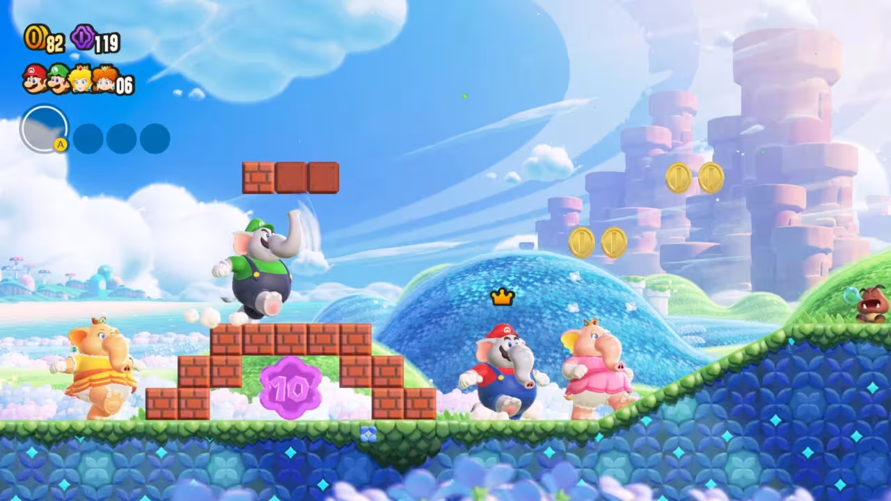 Nintendo показала 20 минут геймплея Mario Bros. Wonder