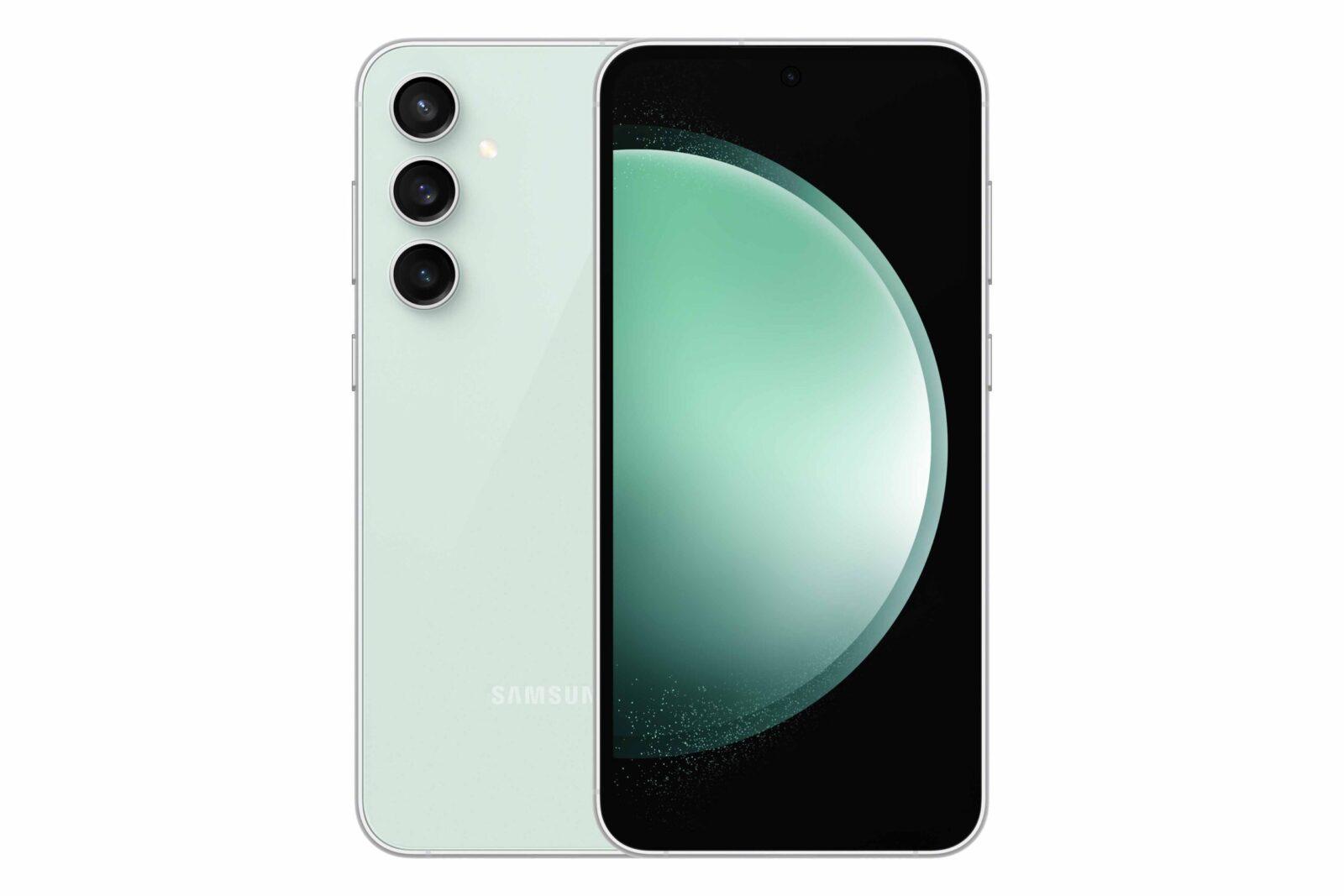 Samsung представил Galaxy S23 FE, Tab S9 FE I Tab S9 FE+ и Galaxy Buds FE 20 001 galaxy s23 fe mint front scaled