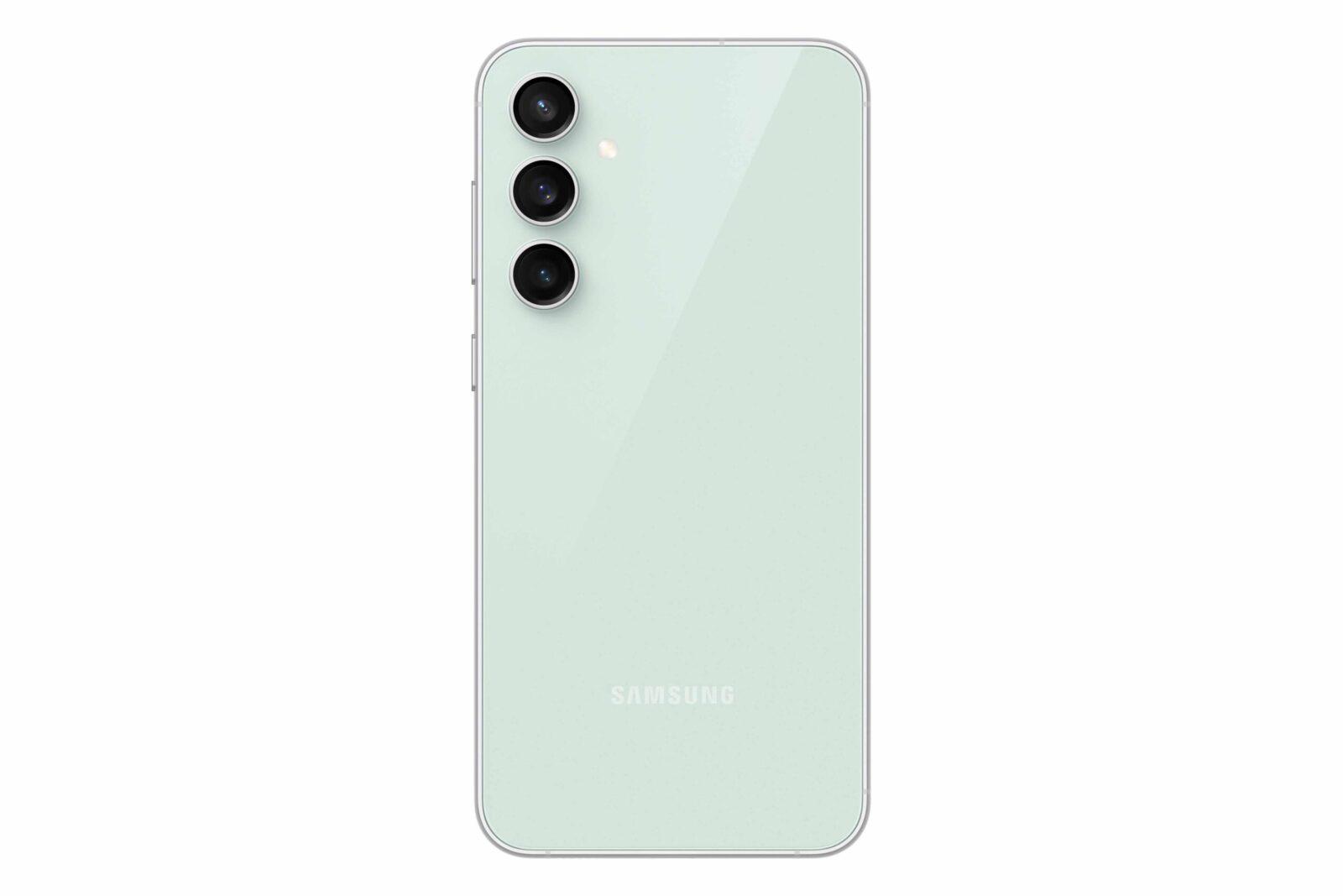 Samsung представил Galaxy S23 FE, Tab S9 FE I Tab S9 FE+ и Galaxy Buds FE 18 003 galaxy s23 fe mint back scaled