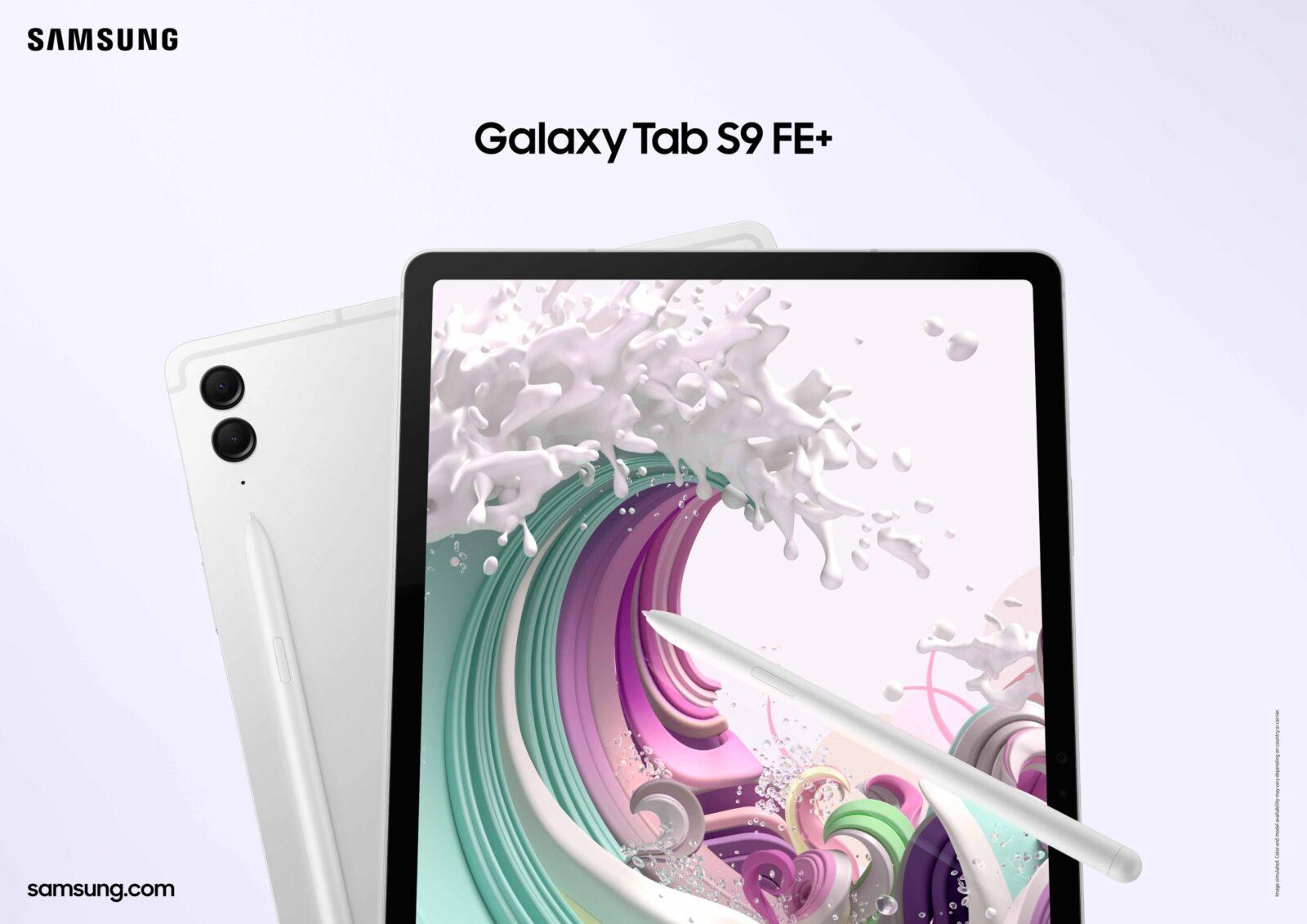 Samsung представил Galaxy S23 FE, Tab S9 FE I Tab S9 FE+ и Galaxy Buds FE 23 004 kv product galaxy tabs9 fe plus spen single 2p scaled