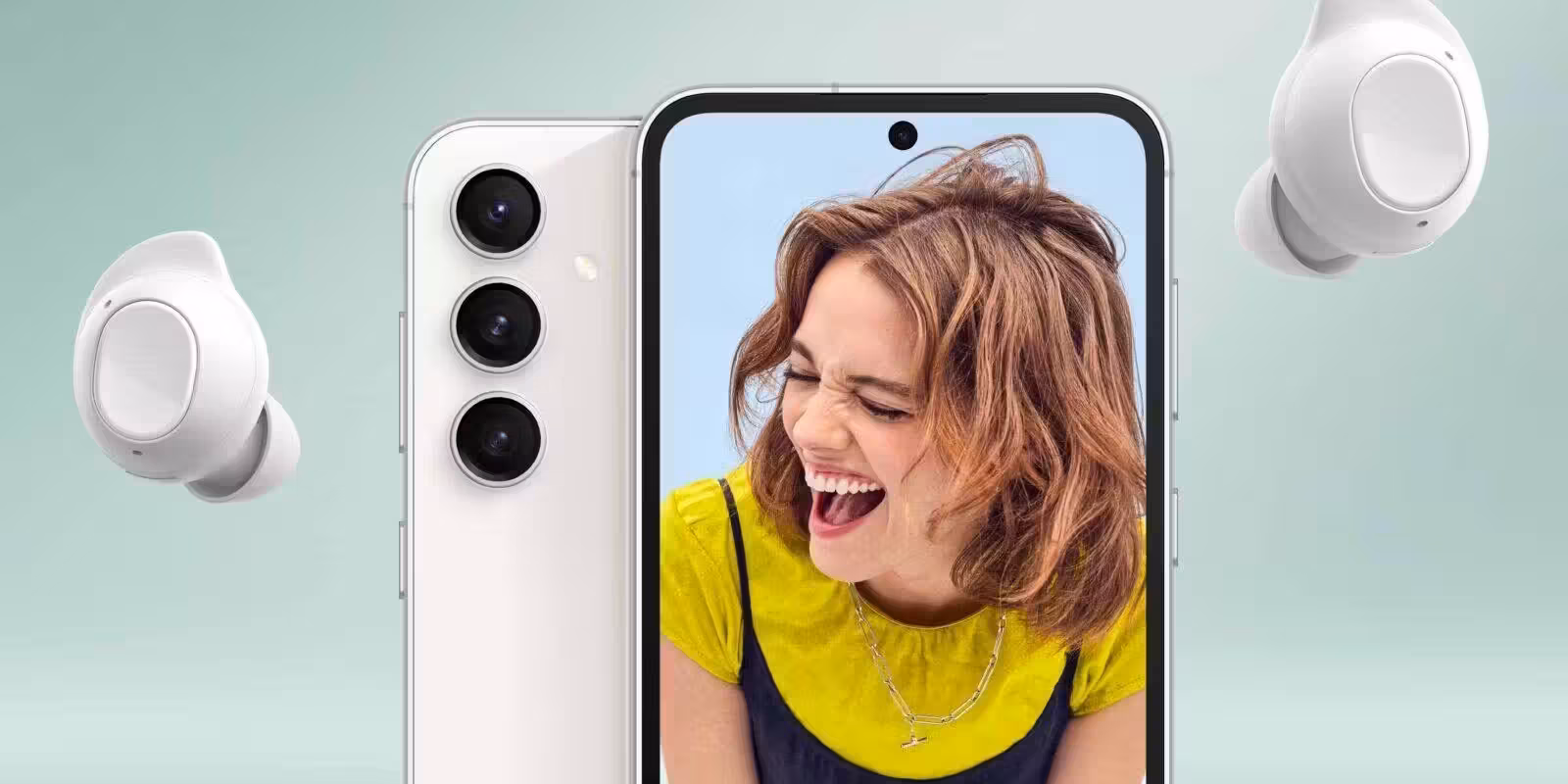 Samsung представил Galaxy S23 FE, Tab S9 FE I Tab S9 FE+ и Galaxy Buds FE 15 012 kv ecosystem galaxy s23 fe buds fe cream white 2pjpg e1696396046300