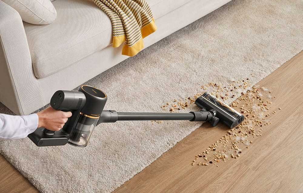 dreame r10 pro bezprzewodowy odkurzacz pionowy zalaczone wyposazenie mini elektroszczotka szczotka uniwersalna szczotka walcowa