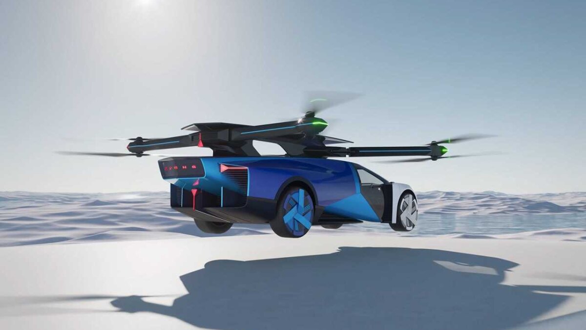 Автоконцерн XPeng представил летающий автомобиль XPeng Aeroht 3 photo 2023 10 25 10 31 26