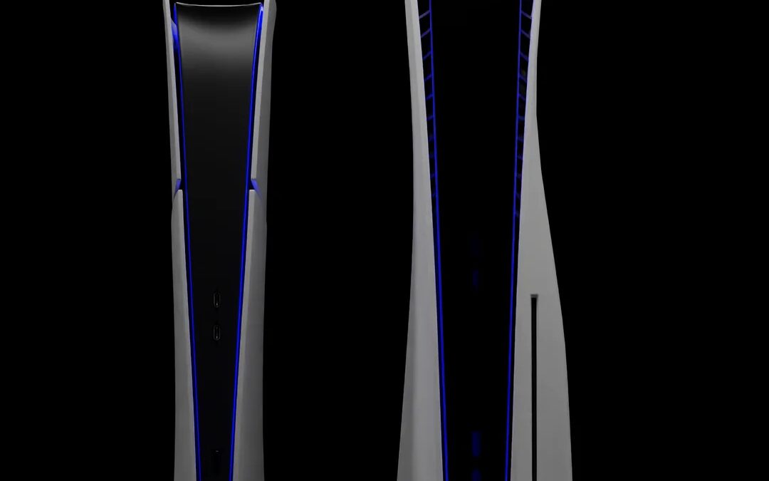 ps5 slim 3d model and ps5 fat 3d model size comparison v0 ligczscvkotb1