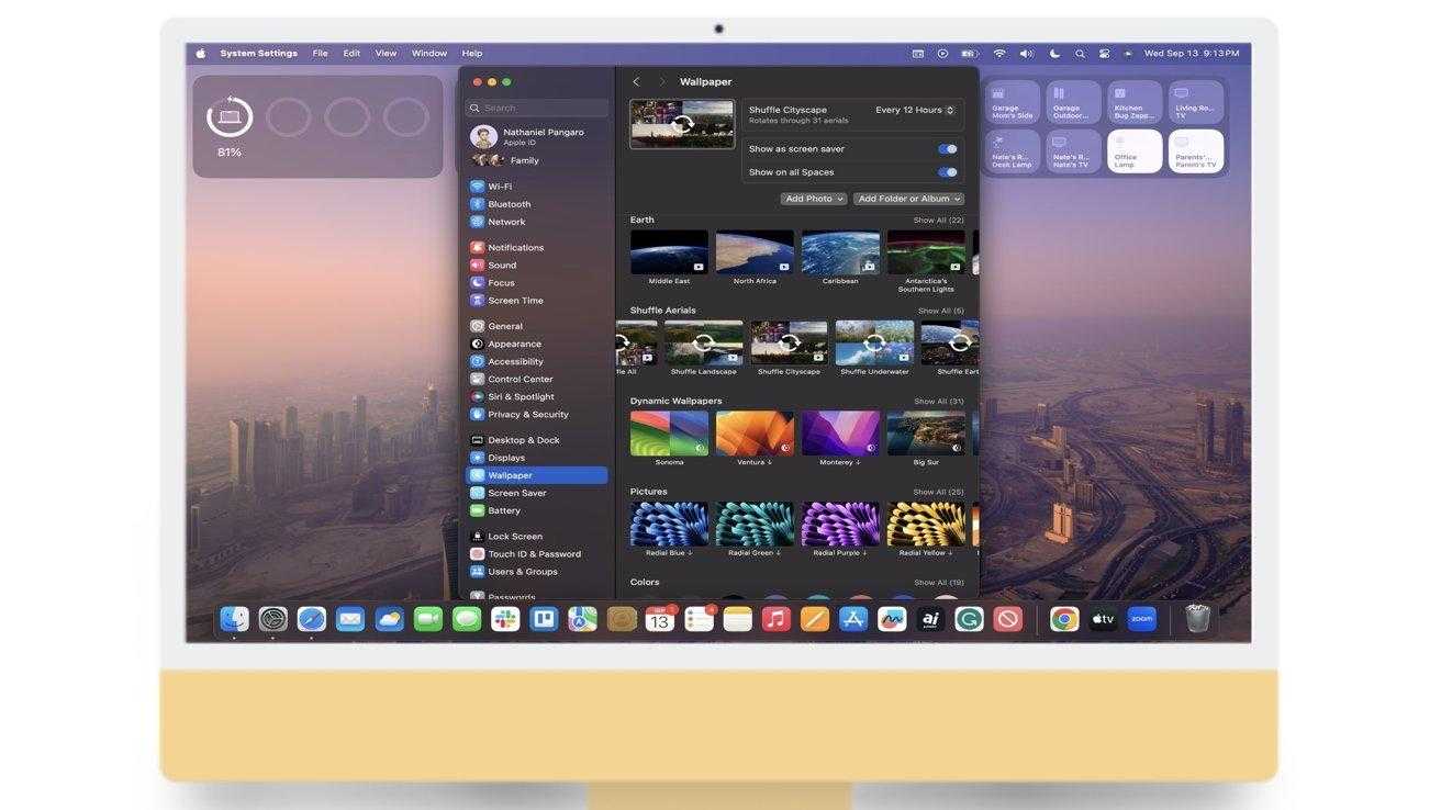macOS Sonoma: как установить живые обои 6 macOS Sonoma