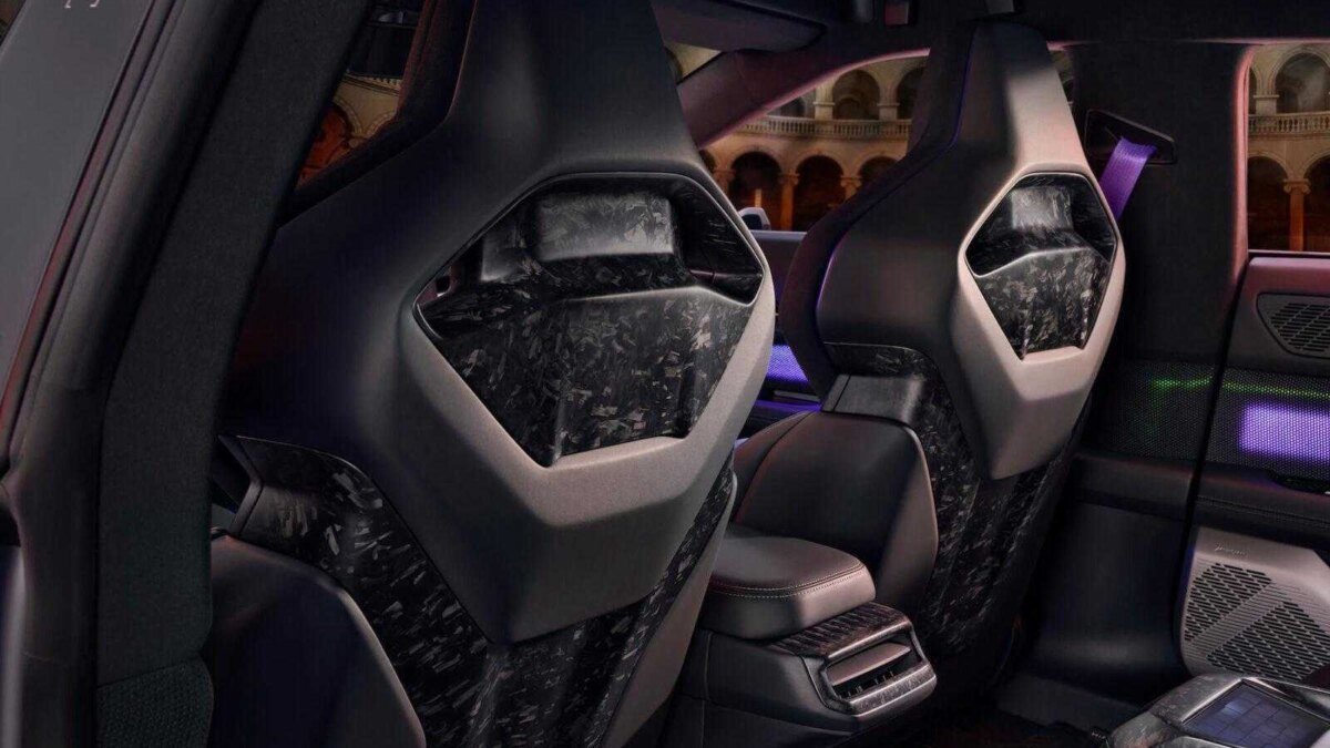 back of seat high tec new materials