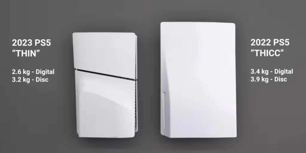PS5 Slim не такая уж и компактная, как предполагалось 1 PS5 Slim не такая уж и компактная, как предполагалось