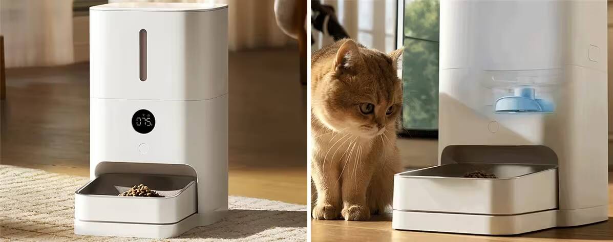 Автоматическая кормушка Xiaomi Mijia Pet Feeder 2 с дисплеем и контейнером для корма