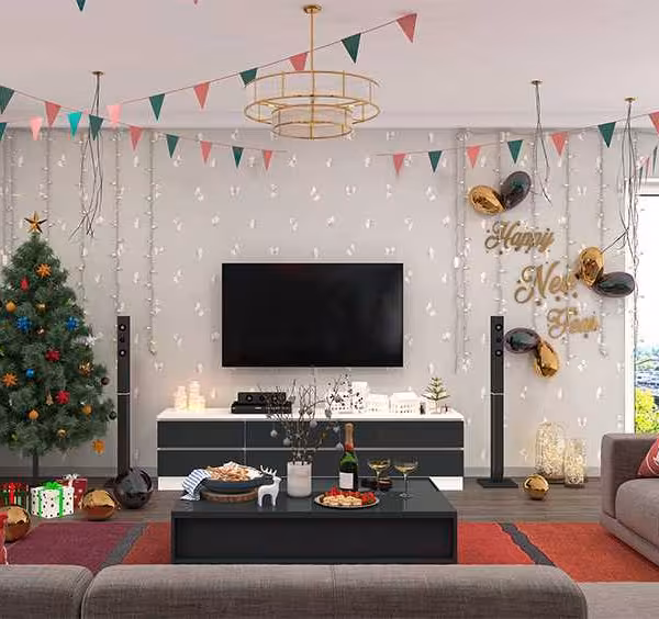 socially distanced new year decoration ideas