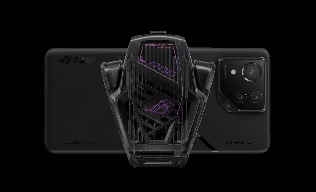 Задняя панель ASUS ROG Phone 8 с кулером AeroActive Cooler X