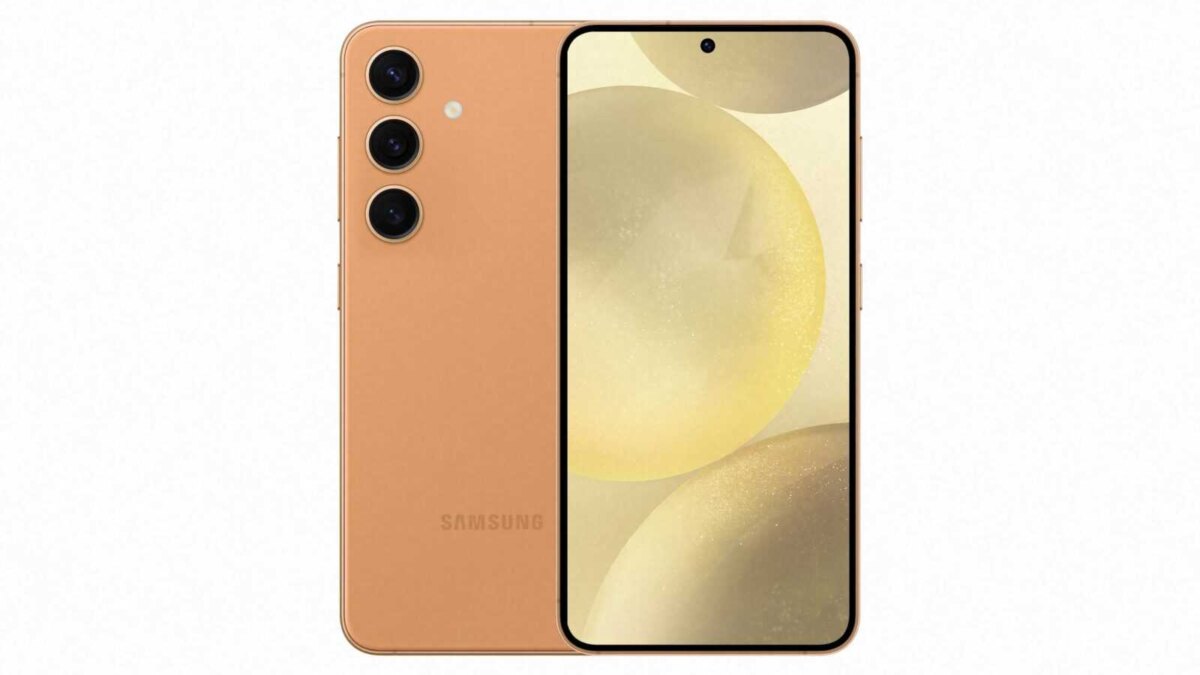 Samsung представила Galaxy S24, Galaxy S24+ и флагман Galaxy S24 Ultra официально на Unpacked 2024 32 galaxy s24 sandstoneorange front li