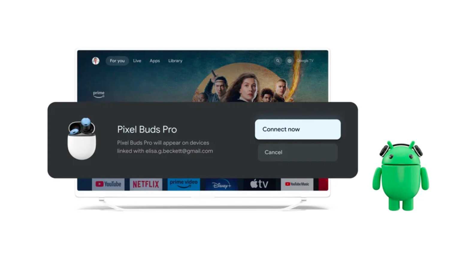 CES 2024: Google выводит Fast Pair, улучшенное вещание и TikTok на устройства Google TV 5 google fast pair google tv 1536x864 1