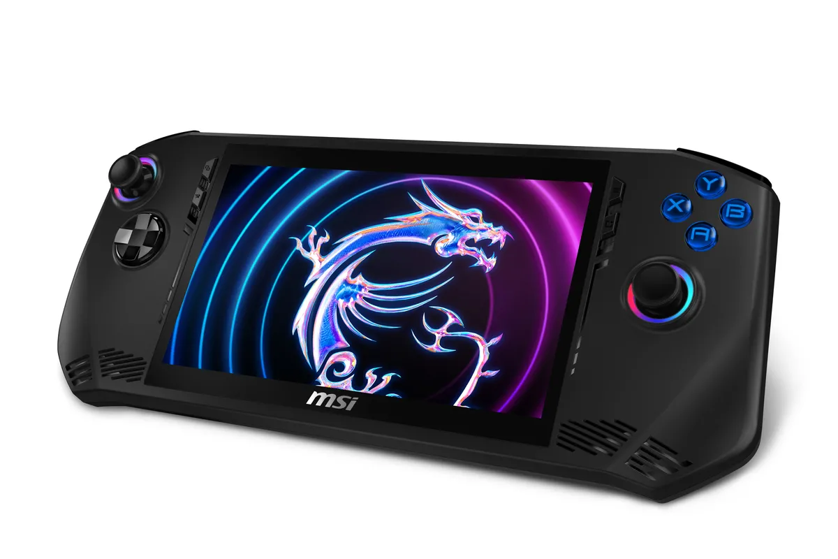 CES 2024: MSI показали Claw —конкурент Steam Deck на базе процессора Intel 7 msi handheld claw.jpg