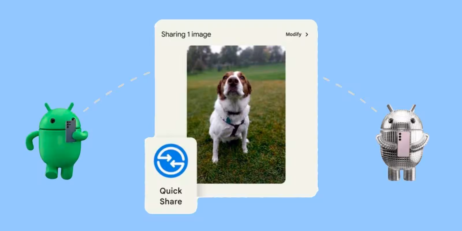 Приложение Google Nearby Share объединилось с Samsung Quick Share 1 samsung quick share rebranding google ces 2024