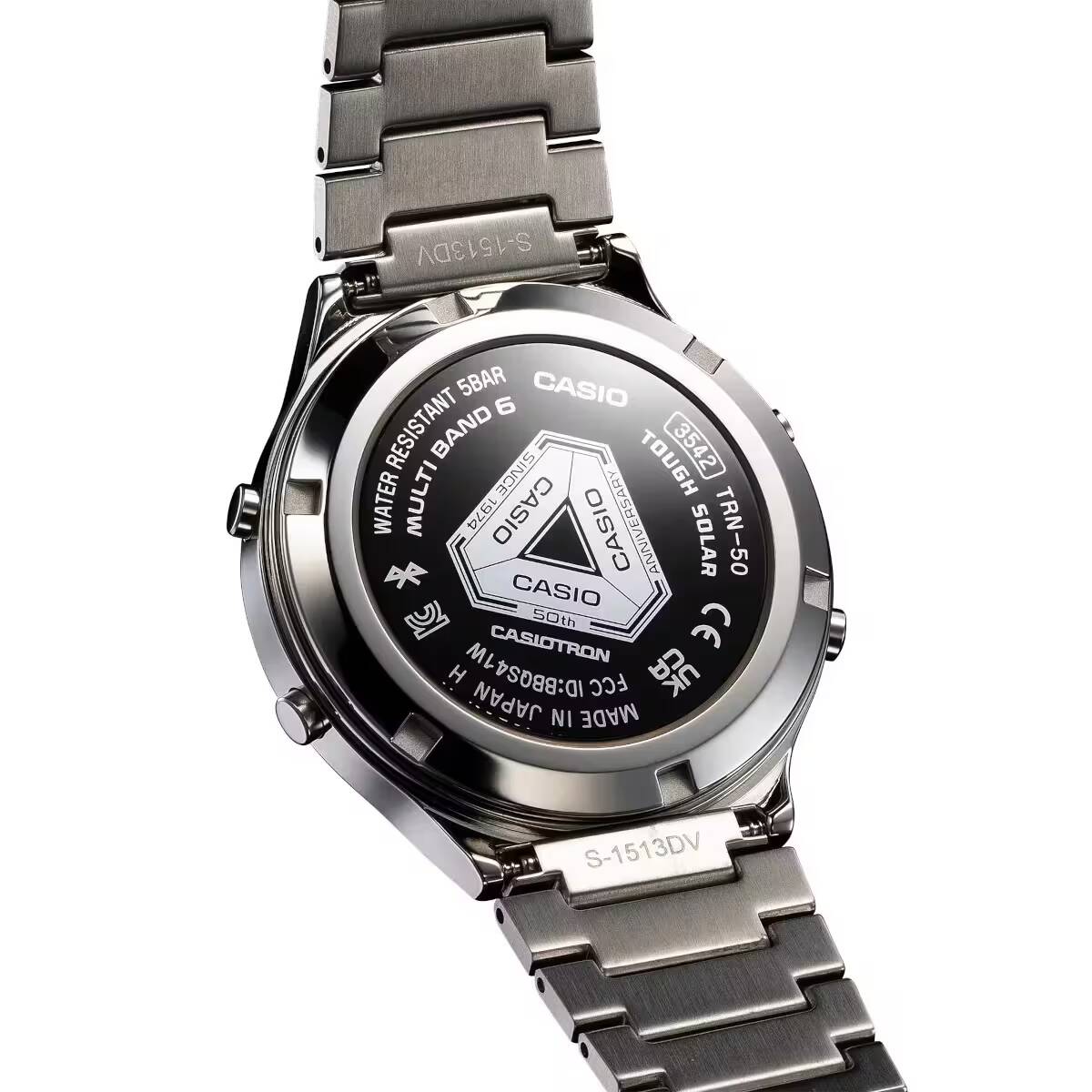Задняя крышка умных часов Casio TRN-50 с гравировкой