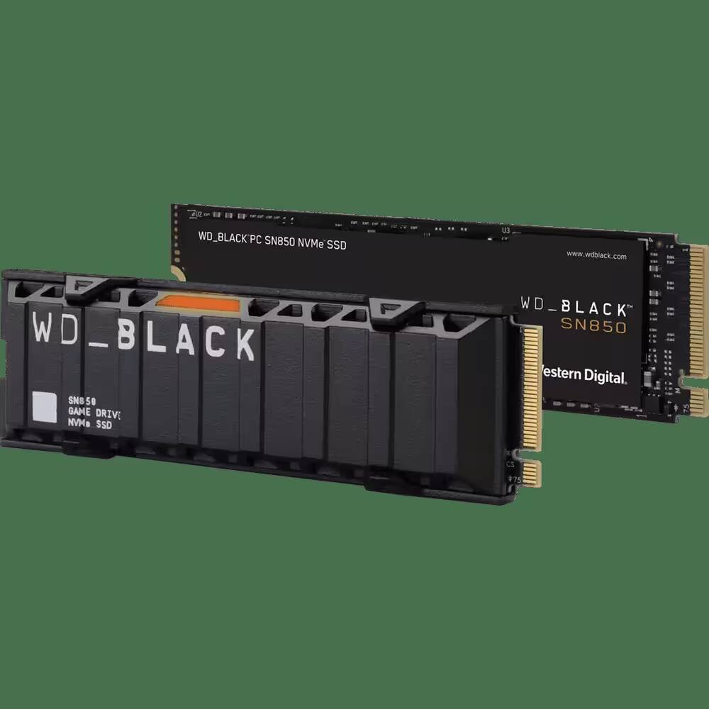 SSD Western Digital WD_BLACK SN850 для PS5 на фото