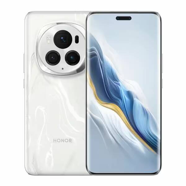 Смартфон Honor с тремя камерными модулями на задней панели яркий и стильный