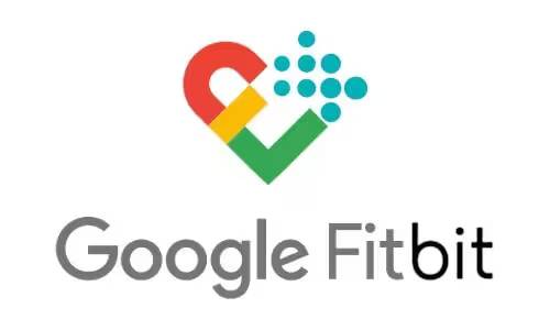 Логотип Google Fitbit с объединением символов и текста