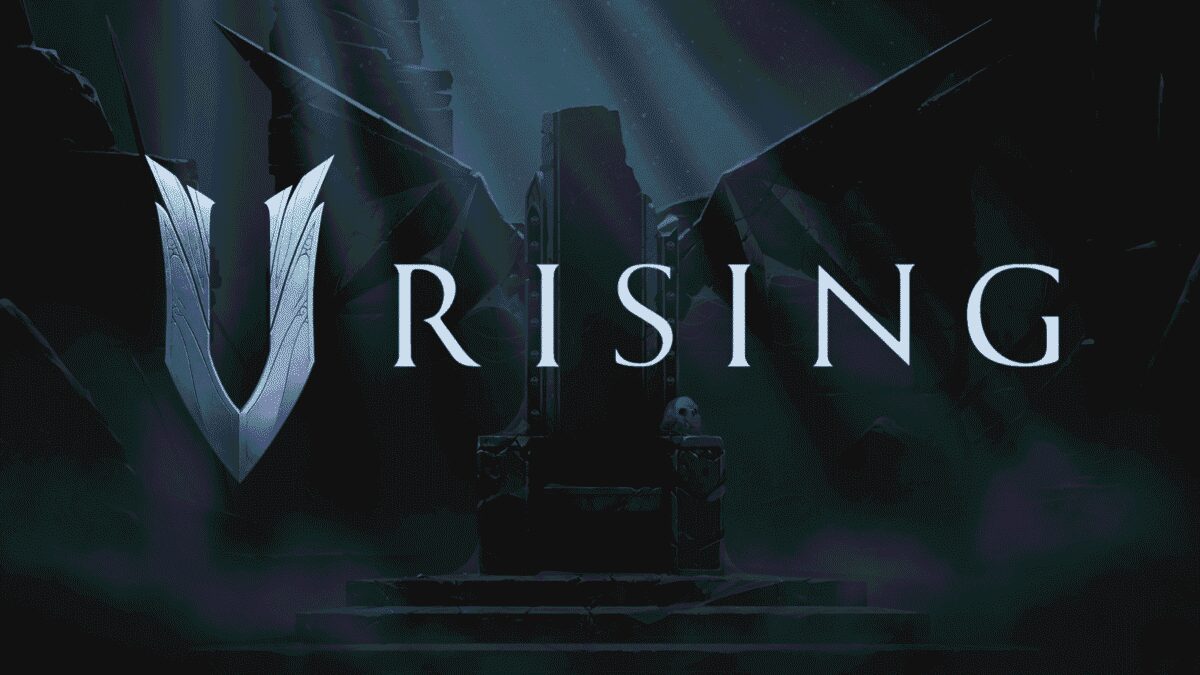 Темный замковый трон на каменном подиуме для игры Rising