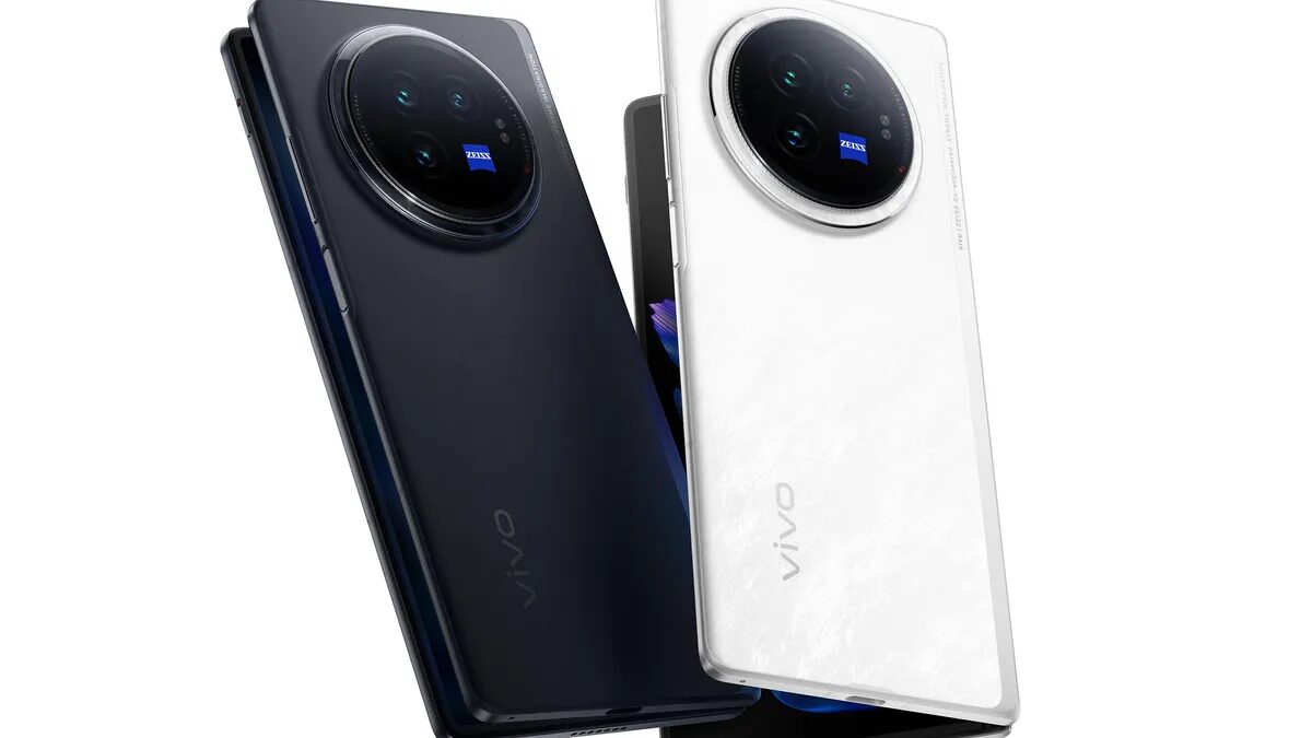 Vivo Fold 3 – самый легкий в мире складной телефон, который открывается как книга 3 x fold3 black white.jpg