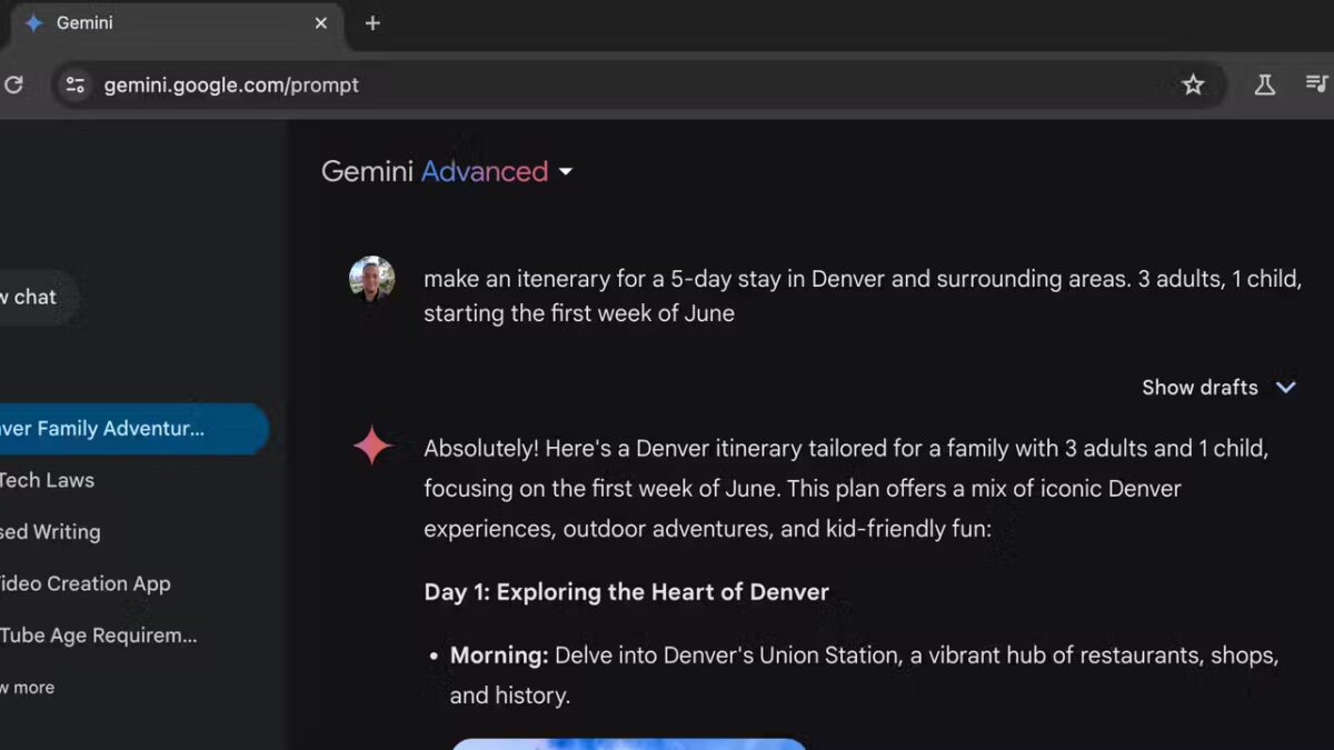 gemini in chrome address bar 3