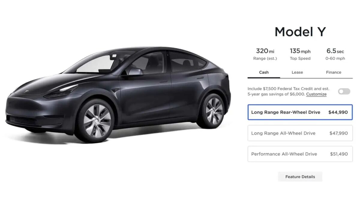 2024 tesla model y long range rwd